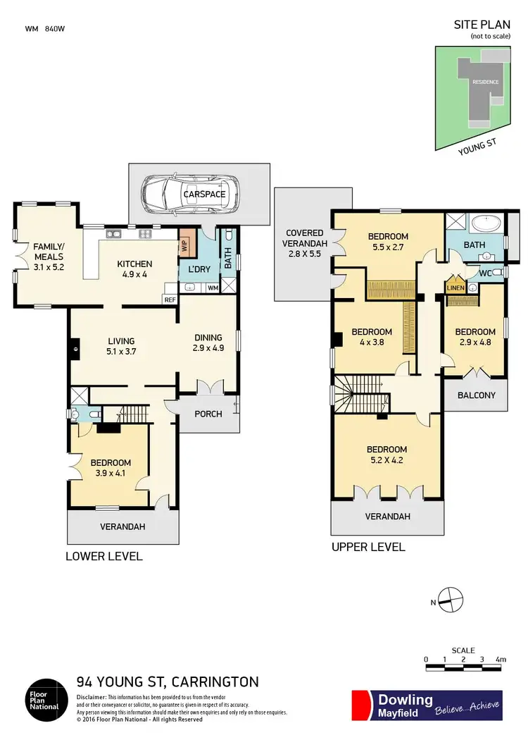 Floorplan of Homely house listing, 94 Young Street, Carrington NSW 2294