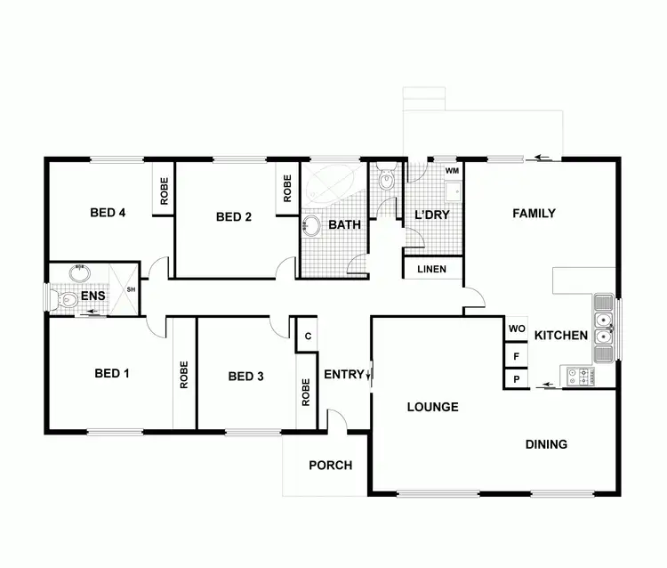 Floorplan of Homely house listing, 15 Heagney Crescent, Chisholm ACT 2905