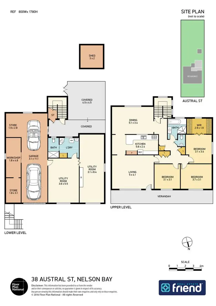 Floorplan of Homely house listing, 38 Austral Street, Nelson Bay NSW 2315
