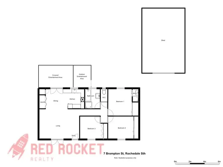 Floorplan of Homely house listing, 7 Brompton Street, Rochedale South QLD 4123