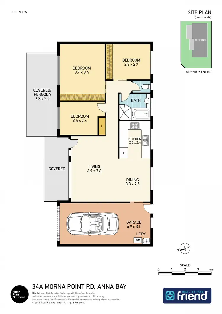 Floorplan of Homely house listing, 34A Morna Point Road, Anna Bay NSW 2316