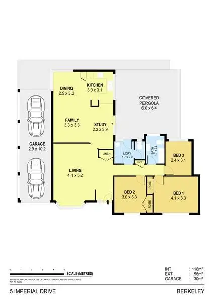 Floorplan of Homely house listing, 5 Imperial Drive, Berkeley NSW 2506