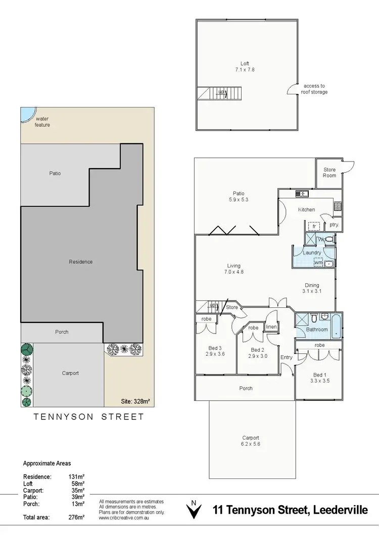 Floorplan of Homely house listing, 11 Tennyson Street, Leederville WA 6007