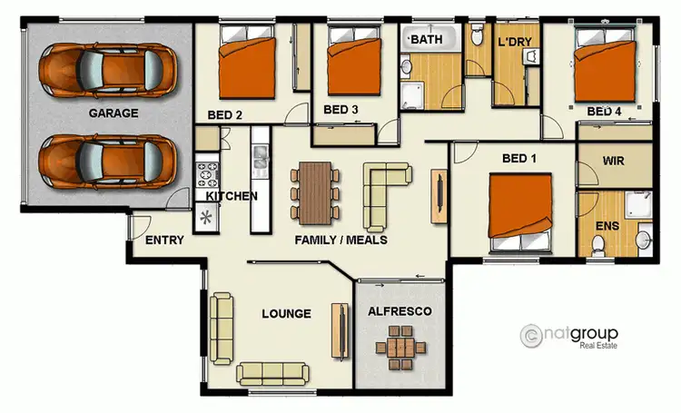 Floorplan of Homely house listing, 4 Tahlee Court, Regents Park QLD 4118