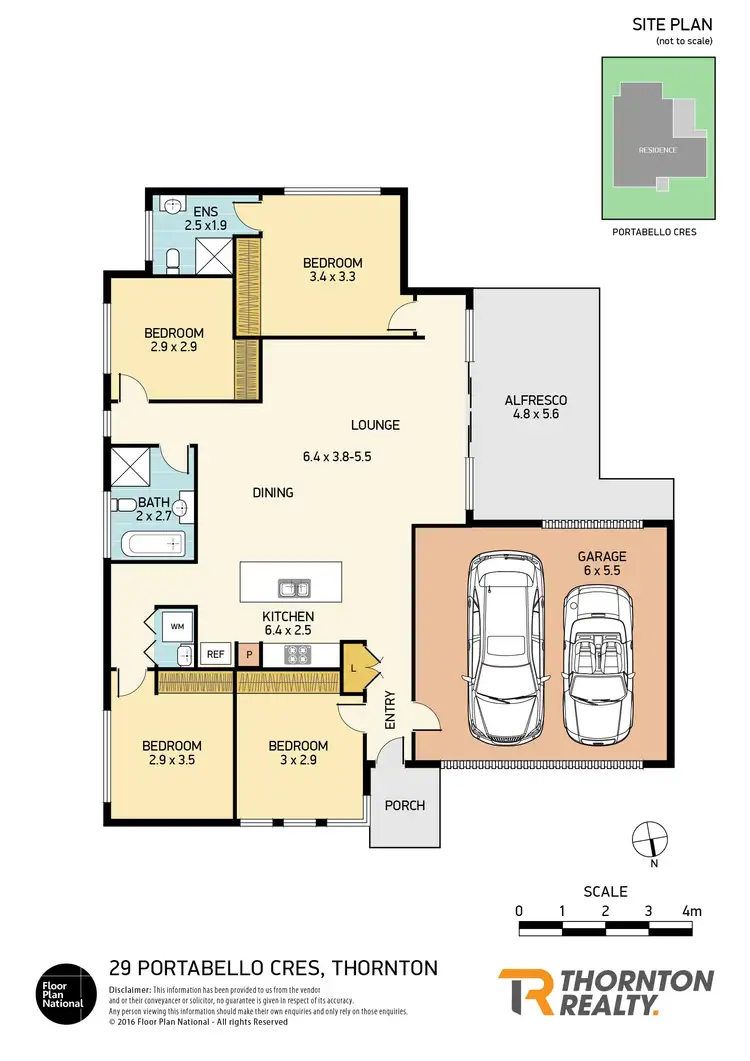 Floorplan of Homely house listing, 29 Portabello Crescent, Thornton NSW 2322