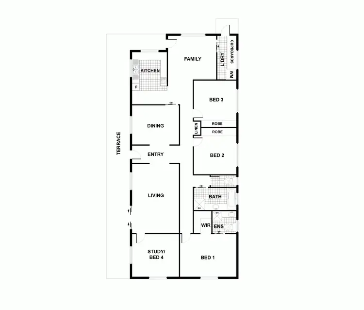 Floorplan of Homely house listing, 61 Vansittart Crescent, Kambah ACT 2902