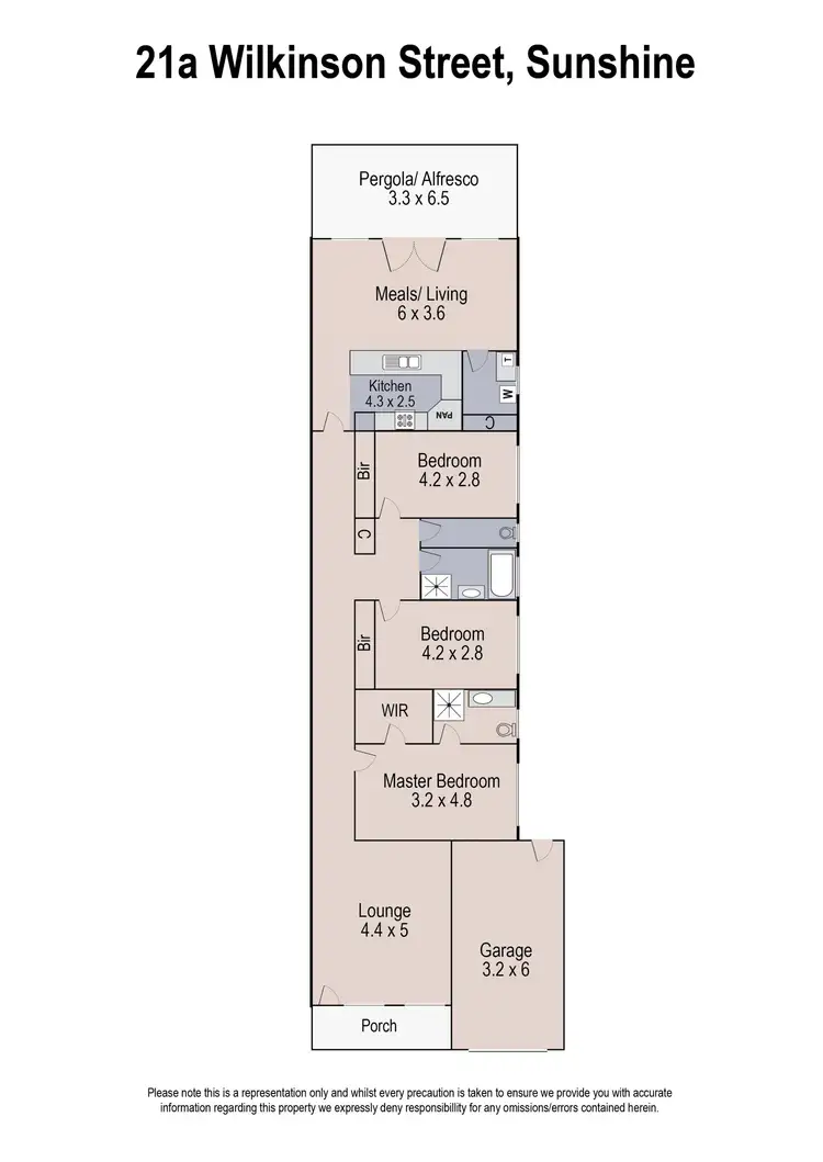 Floorplan of Homely unit listing, 21A Wilkinson Road, Sunshine VIC 3020