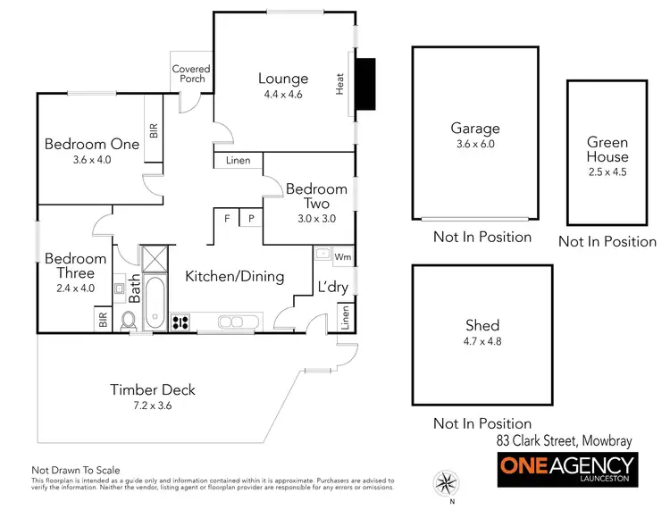 Floorplan of Homely house listing, 83 Clark Street, Mowbray TAS 7248
