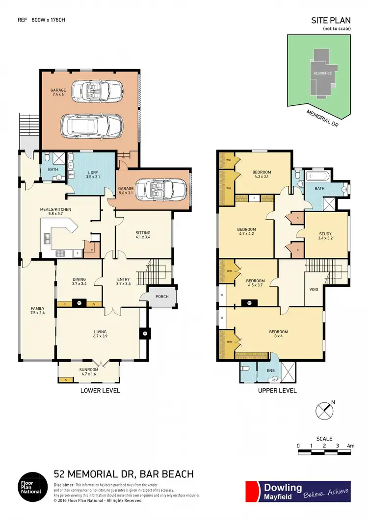 Floorplan of Homely house listing, 52 Memorial Drive, Bar Beach NSW 2300