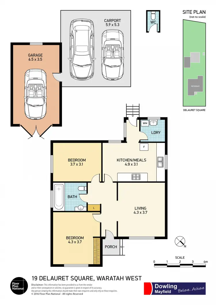 Floorplan of Homely house listing, 19 Delauret Square, Waratah West NSW 2298
