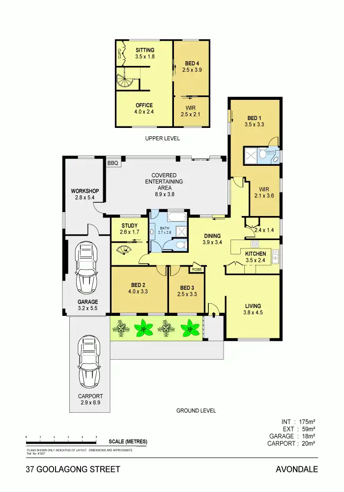 Floorplan of Homely house listing, 37 Goolagong Street, Avondale NSW 2530