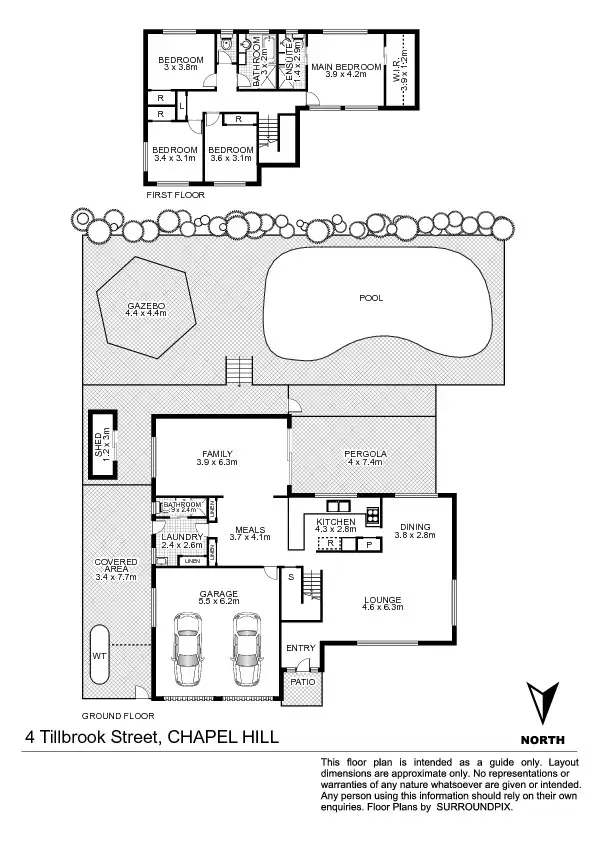 Floorplan of Homely house listing, 4 Tillbrook Street, Chapel Hill QLD 4069