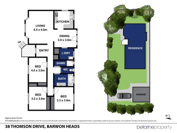 Floorplan of Homely house listing, 38 Thomson Drive, Barwon Heads VIC 3227