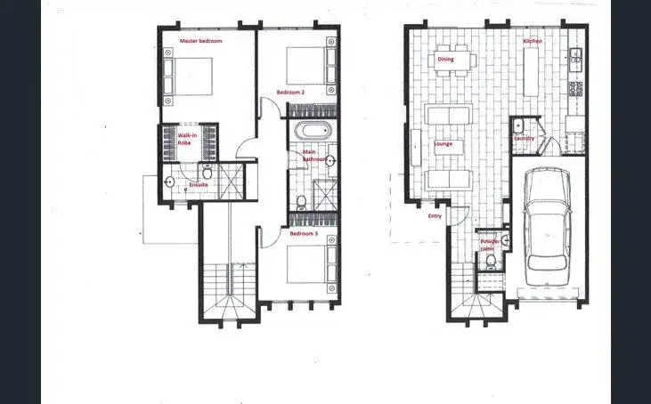 Floorplan of Homely townhouse listing, 60/18 Archipelago Street, Pacific Pines QLD 4211