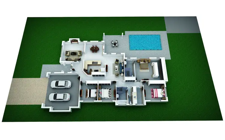 Floorplan of Homely house listing, 46 Chancellor Drive, Avenell Heights QLD 4670