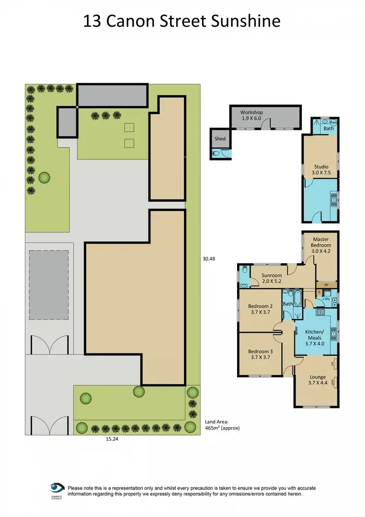 Floorplan of Homely house listing, 13 Cannon Street, Sunshine VIC 3020