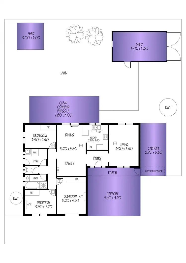 Floorplan of Homely house listing, 19 Blaess Drive, Paralowie SA 5108