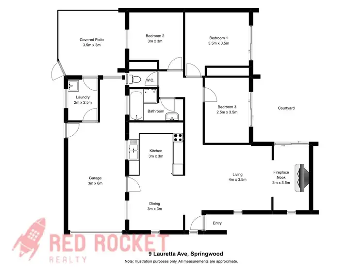 Floorplan of Homely house listing, 9 Lauretta Avenue, Springwood QLD 4127