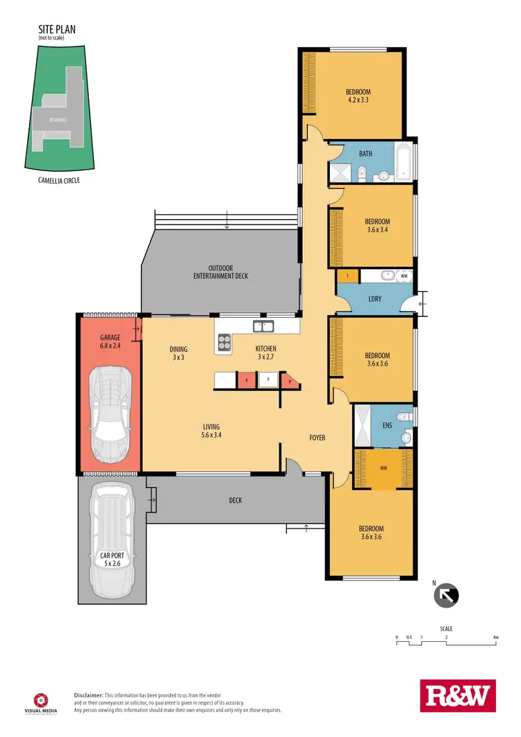 Floorplan of Homely house listing, 28 Camellia Circle, Woy Woy NSW 2256