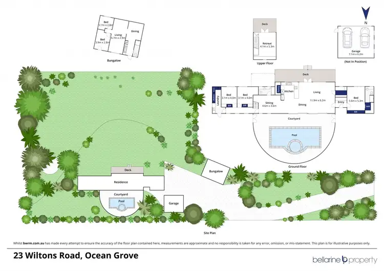Floorplan of Homely house listing, 23 Wiltons Road, Ocean Grove VIC 3226