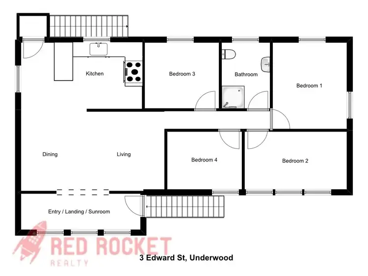 Floorplan of Homely house listing, 3 Edward Street, Underwood QLD 4119