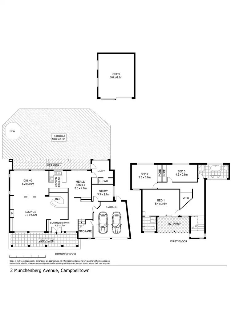 Floorplan of Homely house listing, 2 Munchenberg Avenue, Campbelltown SA 5074