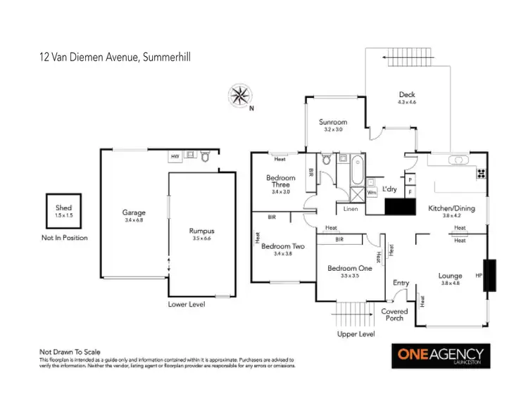 Floorplan of Homely house listing, 12 Van Dieman Avenue, Summerhill TAS 7250
