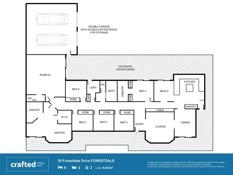 Floorplan of Homely house listing, 39 Forestdale Drive, Forestdale QLD 4118