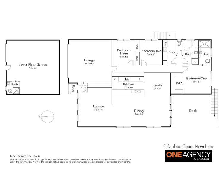 Floorplan of Homely house listing, 5 Carillion Court, Newnham TAS 7248