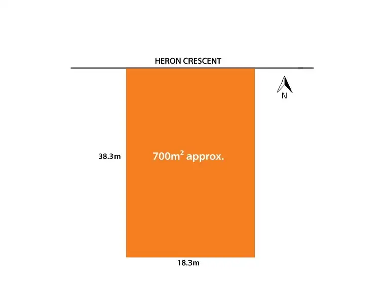 Floorplan of Homely land listing, 25 Heron Crescent, Barwon Heads VIC 3227