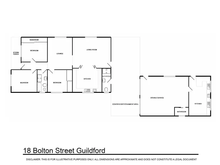 Floorplan of Homely house listing, 18 Bolton Street, Guildford NSW 2161