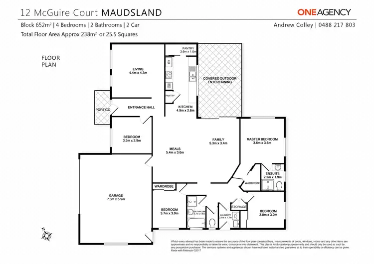 Floorplan of Homely house listing, 12 Mcguire Court, Maudsland QLD 4210