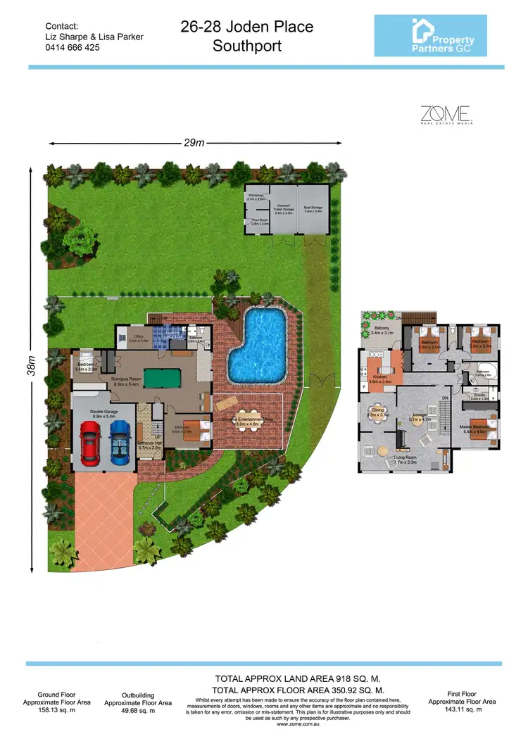 Floorplan of Homely house listing, 26-28 Joden Place, Southport QLD 4215
