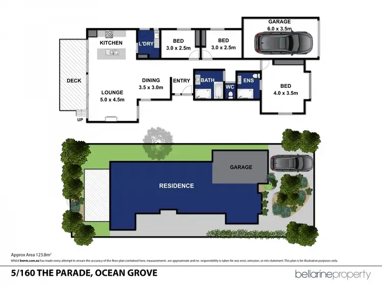 Floorplan of Homely apartment listing, 5/160 The Parade, Ocean Grove VIC 3226