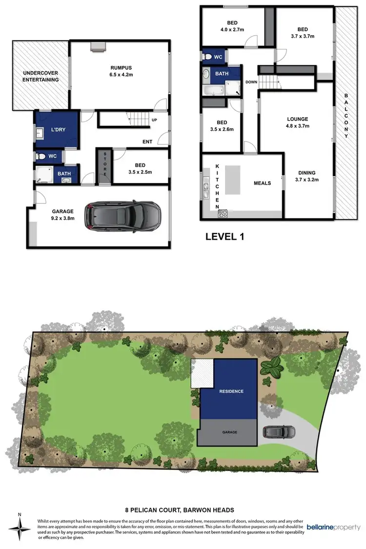 Floorplan of Homely house listing, 8 Pelican Court, Barwon Heads VIC 3227