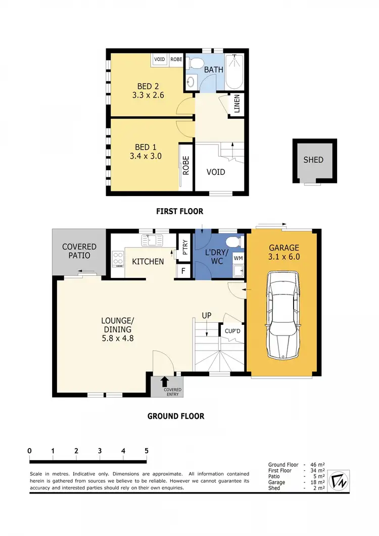 Floorplan of Homely unit listing, 6/201 West Street, Umina Beach NSW 2257