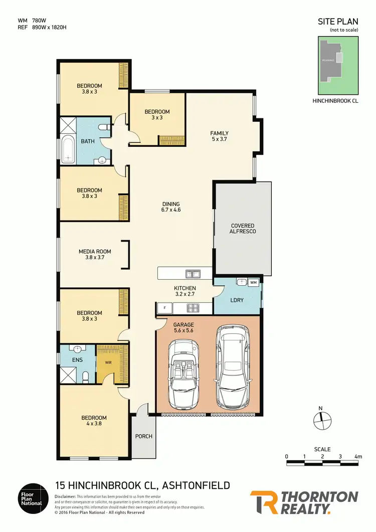 Floorplan of Homely house listing, 15 Hinchinbrook Close, Ashtonfield NSW 2323