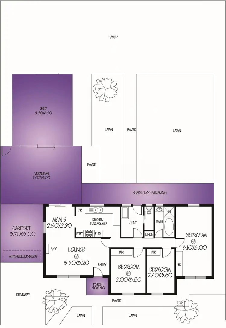 Floorplan of Homely house listing, 14 Karong Avenue, Brahma Lodge SA 5109
