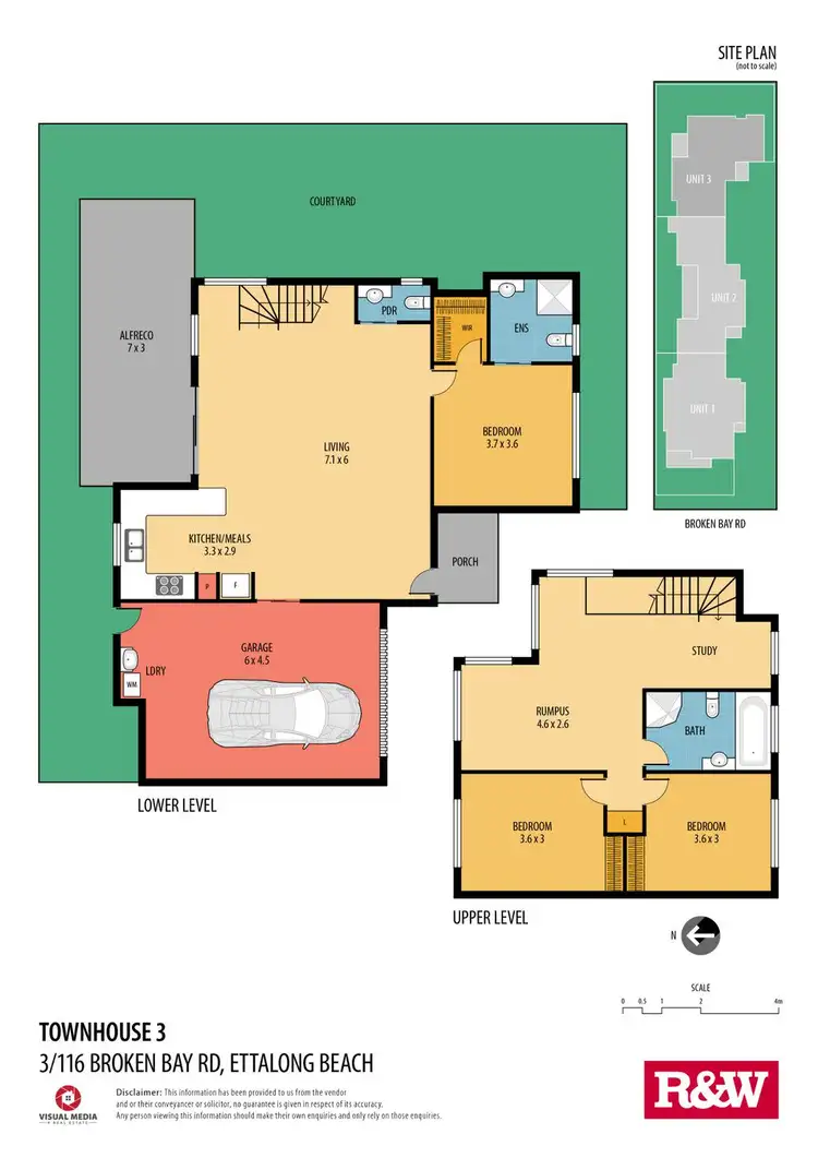 Floorplan of Homely townhouse listing, 3/116 Broken Bay Road, Ettalong Beach NSW 2257