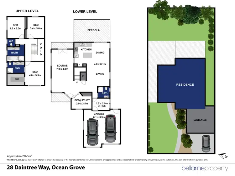 Floorplan of Homely house listing, 28 Daintree Way, Ocean Grove VIC 3226