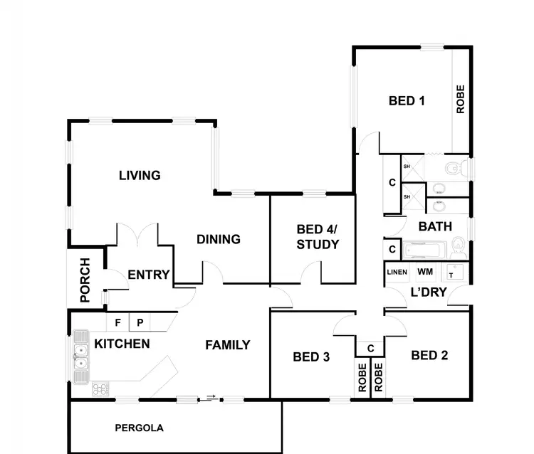 Floorplan of Homely house listing, 3 Lorimer Place, Wanniassa ACT 2903