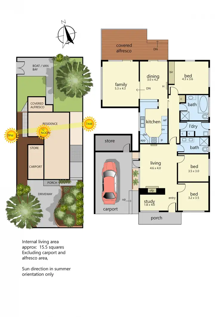 Floorplan of Homely house listing, 157 North Road, Langwarrin VIC 3910