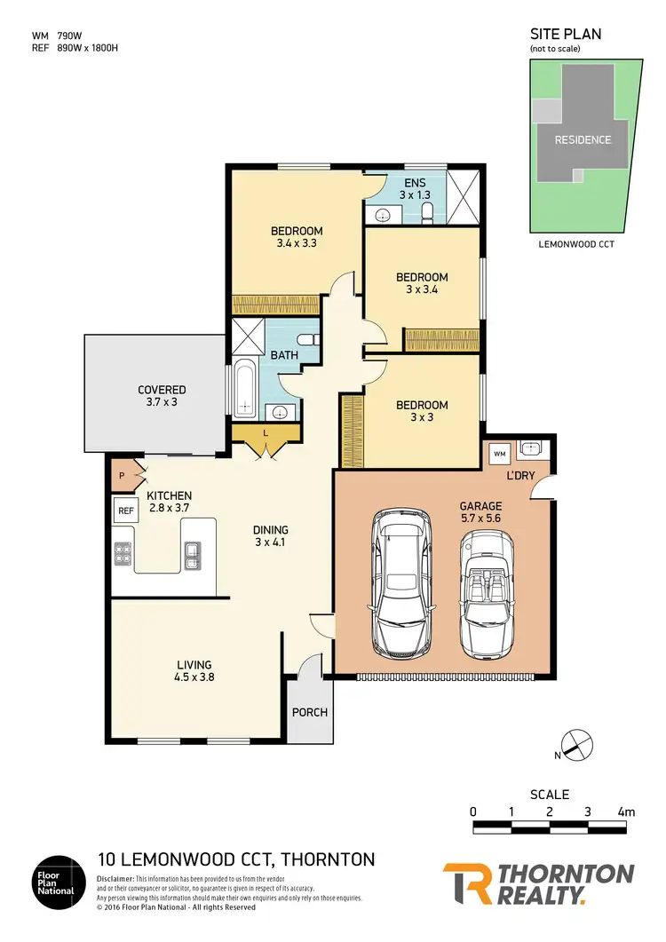 Floorplan of Homely house listing, 10 Lemonwood Circuit, Thornton NSW 2322