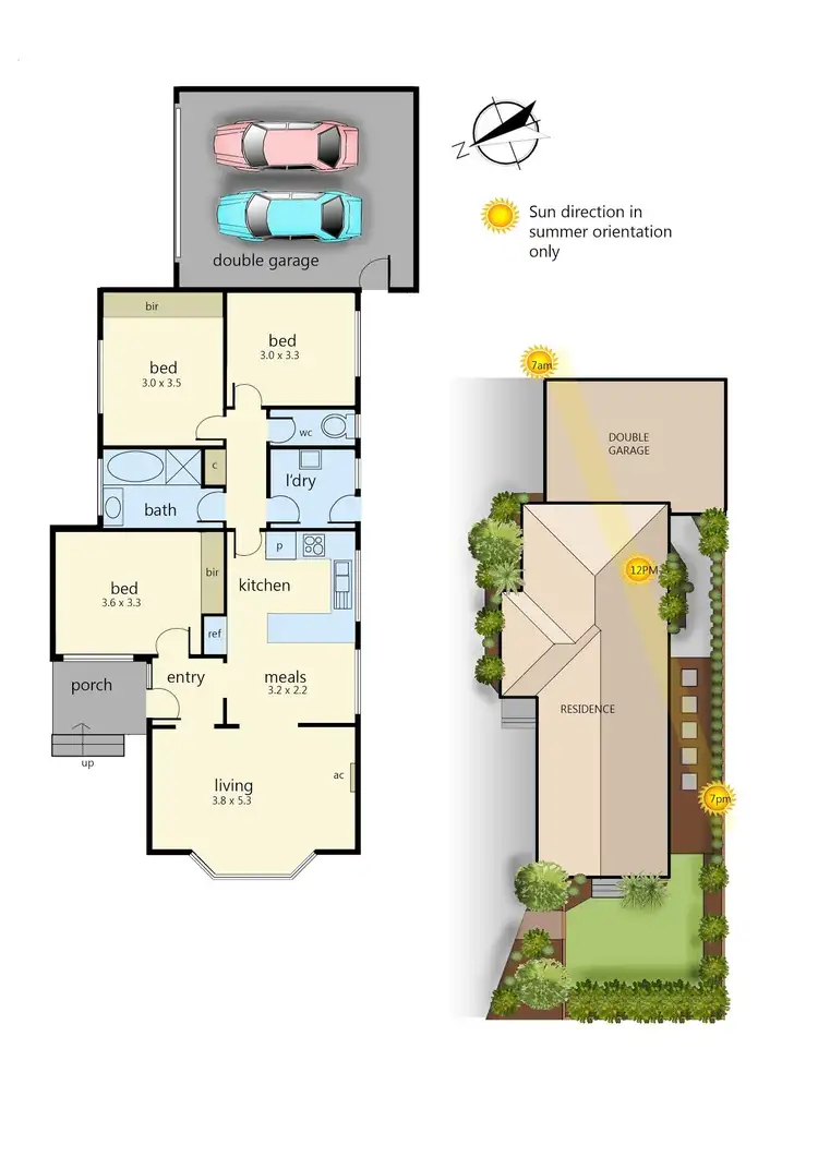 Floorplan of Homely unit listing, 16 Bellevue Crescent, Seaford VIC 3198