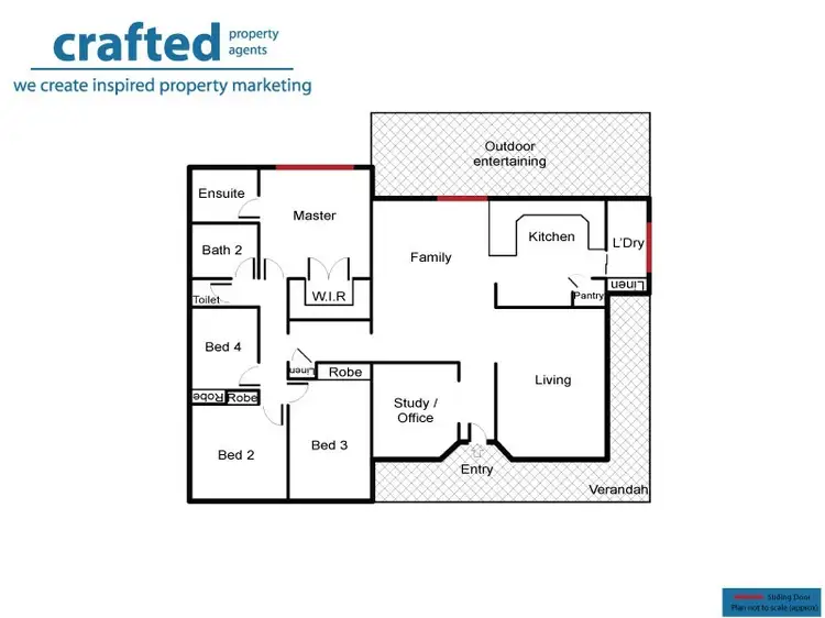 Floorplan of Homely rural property listing, 48 Violet Road, Greenbank QLD 4124