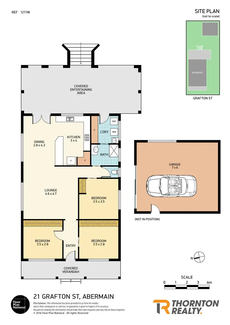 Floorplan of Homely house listing, 21 Grafton Street, Abermain NSW 2326