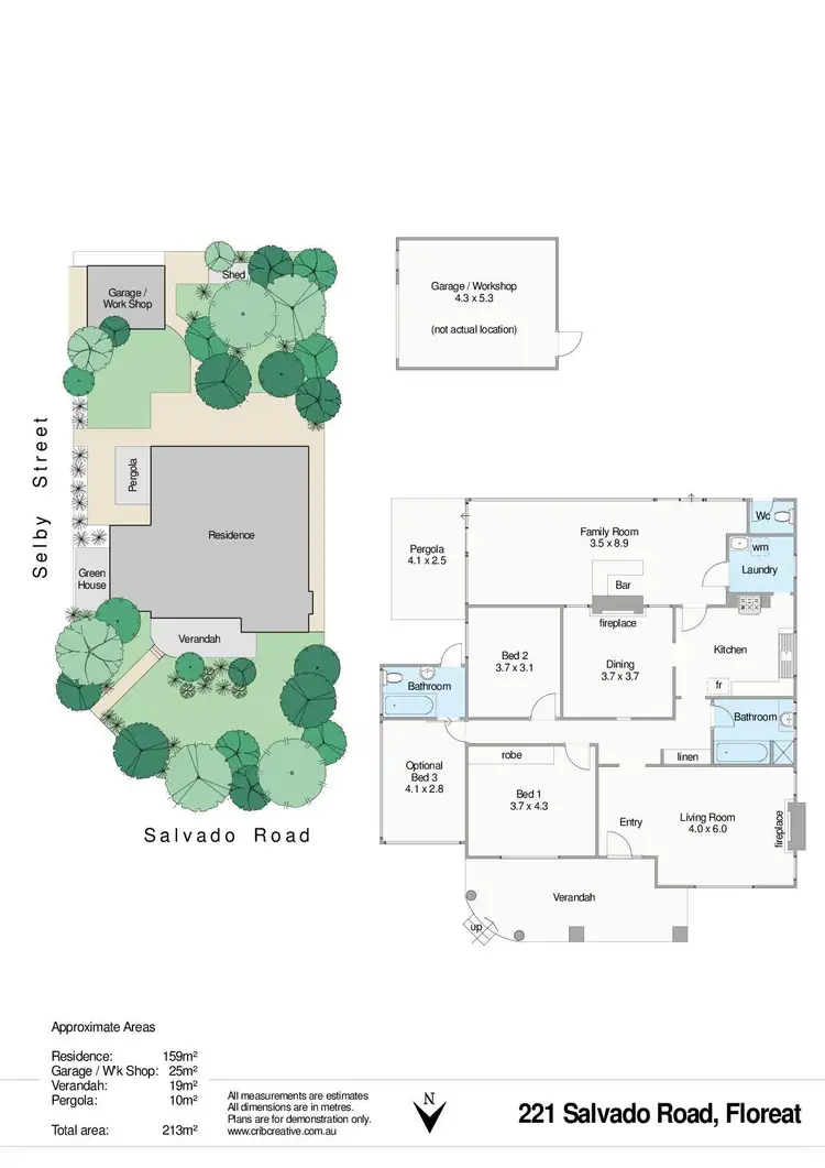 Floorplan of Homely house listing, 221 Salvado Road, Floreat WA 6014