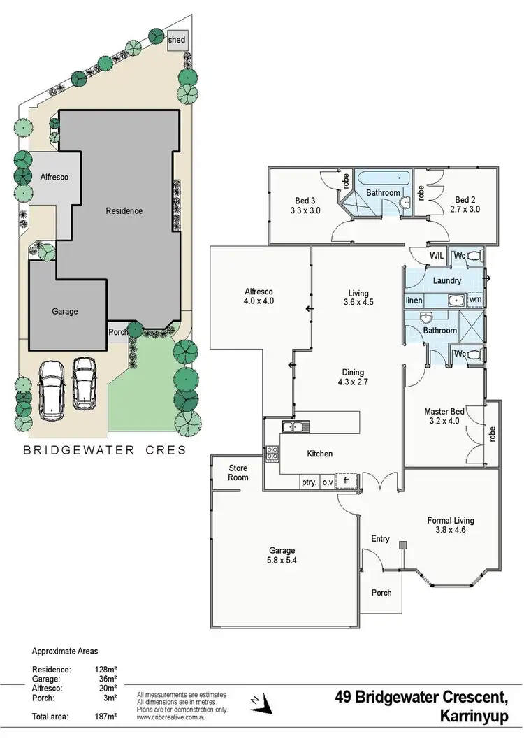 Floorplan of Homely house listing, 49 Bridgewater Crescent, Karrinyup WA 6018