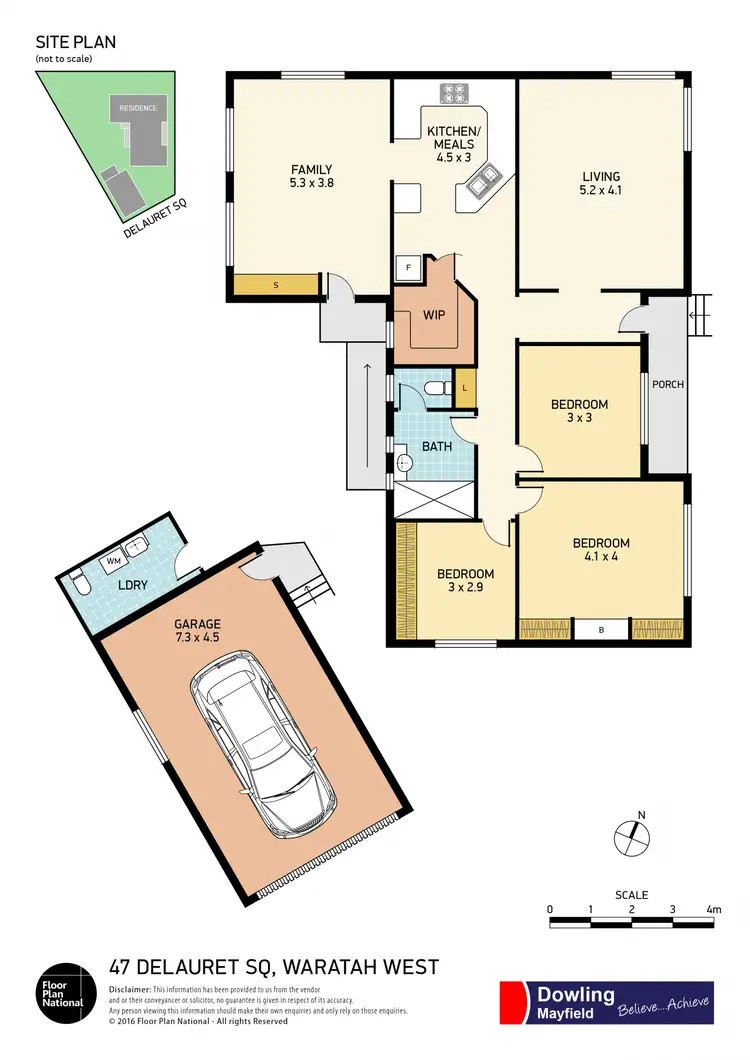 Floorplan of Homely house listing, 47 Delauret Square, Waratah West NSW 2298