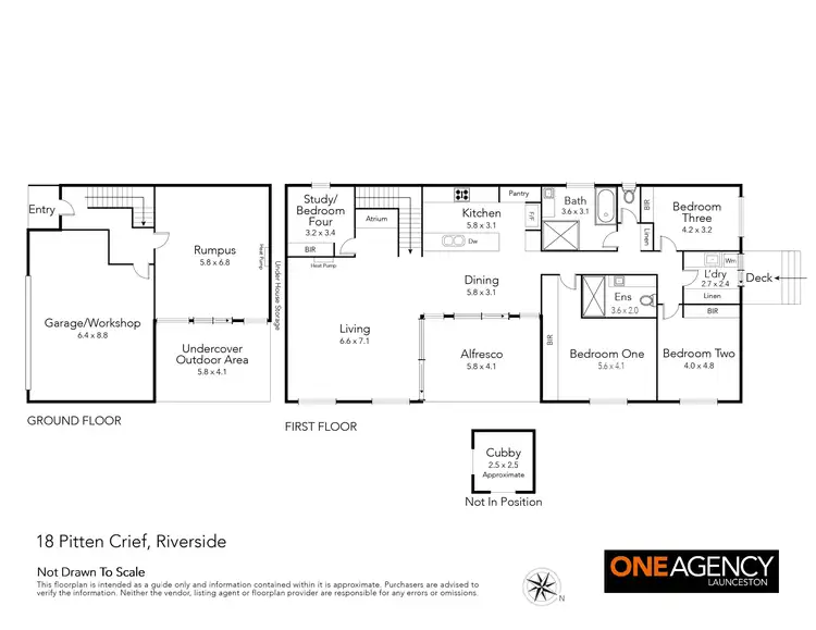 Floorplan of Homely house listing, 18 Pitten Crief, Riverside TAS 7250